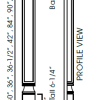 TSF-POLE75-W330